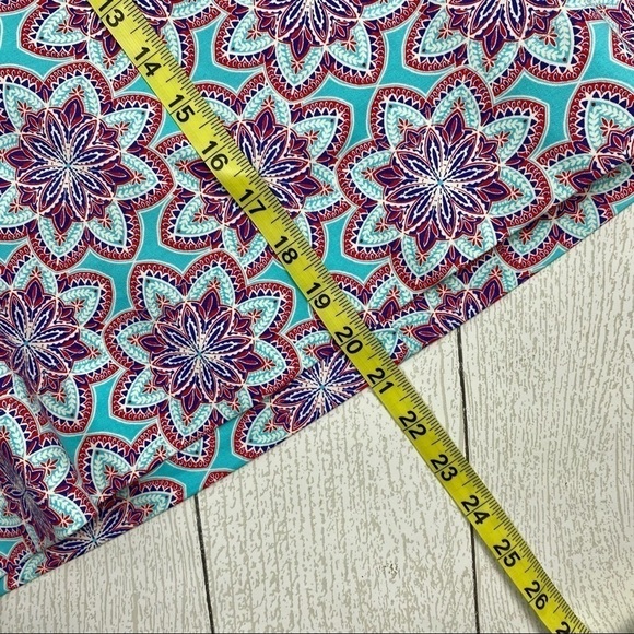 Talbots Summer star print skirt size 14p - Picture 6 of 8